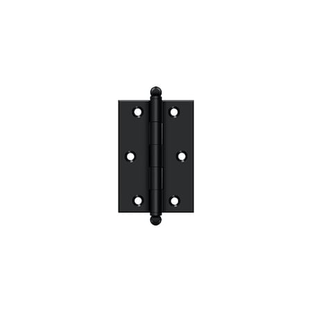 Deltana 3 x 2 Hinge; with Ball Tips; Black Finish CH3020U19
